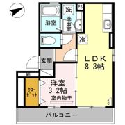 カーサモンターナの間取り画像