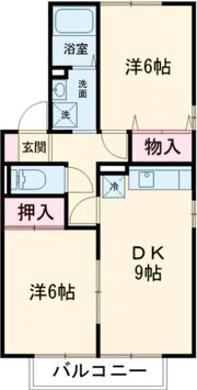グリーンハイツの間取り画像