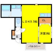 プランドール中央通 A棟の間取り画像