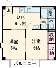 NEW CITY天神の間取り画像