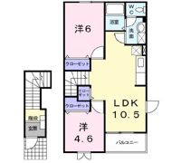 SUNRISEあゆみⅡの間取り画像