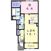 Sキャメロン Ⅱの間取り画像