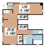 Sakasai Green Houseの間取り画像