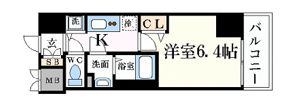 プレサンスみなと元町駅前の間取り画像