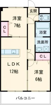 ノーブル陣原の間取り画像