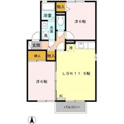 コアロードS Ⅲの間取り画像