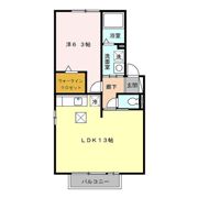 メゾン四季彩 Bの間取り画像
