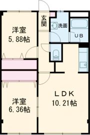 レジデンスKoueiの間取り画像