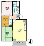 ベイサージュ富の原 A棟の間取り画像