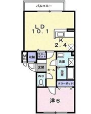 アンジュ中島の間取り画像