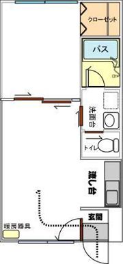 ピュアパレス柏木の間取り画像