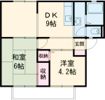 サンビレッジOKUNO Dの間取り画像