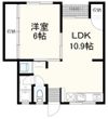 プレゼンス紀伊Ⅰの間取り画像