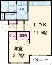 ラフィネⅡの間取り画像