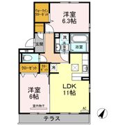 ソシア グローブの間取り画像
