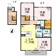 プラージュの間取り画像