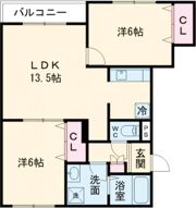 フィールドヴィレッジの間取り画像