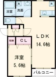グランメール本通Ⅱの間取り画像