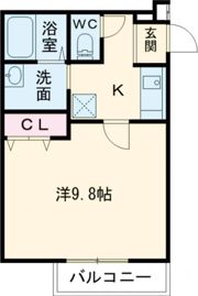 フジパレス喜連の間取り画像