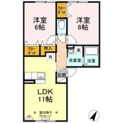 グランモア南佃 Aの間取り画像