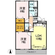 マンションタケイシの間取り画像