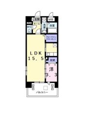 レイクサイド ホシノ Ⅰの間取り画像