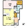 ディアコートプラスアール Aの間取り画像