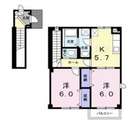 カーサ・プランタンⅢの間取り画像