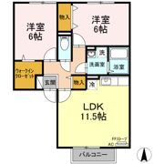 パルーシアの間取り画像