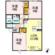 グランモア南佃 Aの間取り画像