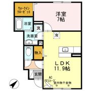 ユカレリ ハレの間取り画像