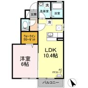 スクエアパーク諏訪 Cの間取り画像