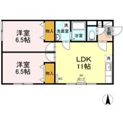 ルグランミキ Bの間取り画像