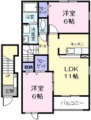 プロムナードⅠの間取り画像