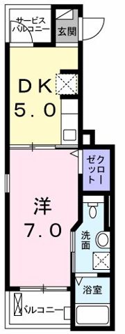 カルフールの間取り画像