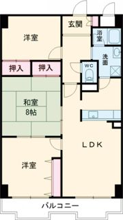 第2ゲートリバーハイツの間取り画像
