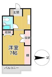 パジオン櫛原の間取り画像
