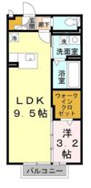 シャルマンコート楠葉の間取り画像