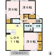 ロイヤル倉治 C棟の間取り画像