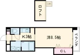 プレッソ津田駅前の間取り画像