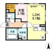 ヒルズ相染の間取り画像