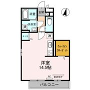 フローラ Bの間取り画像