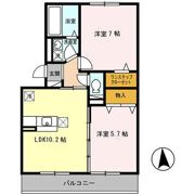 セジュール笹谷の間取り画像