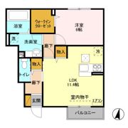 アルヴェアーレⅡの間取り画像