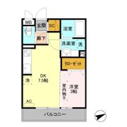 プレシャス高崎の間取り画像