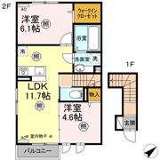 プチフルールの間取り画像