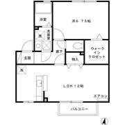ロミオ・グレース Aの間取り画像