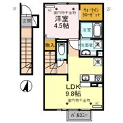 サンティエ若杉の間取り画像