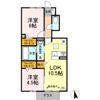 authentic(ｵｰｾﾝﾃｨｯｸ) Bの間取り画像