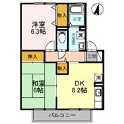 グランメールの間取り画像